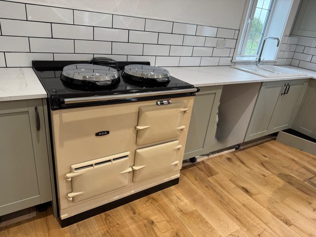 <p>2 Oven Cream Electric Aga installed in Toller Porcorum</p>